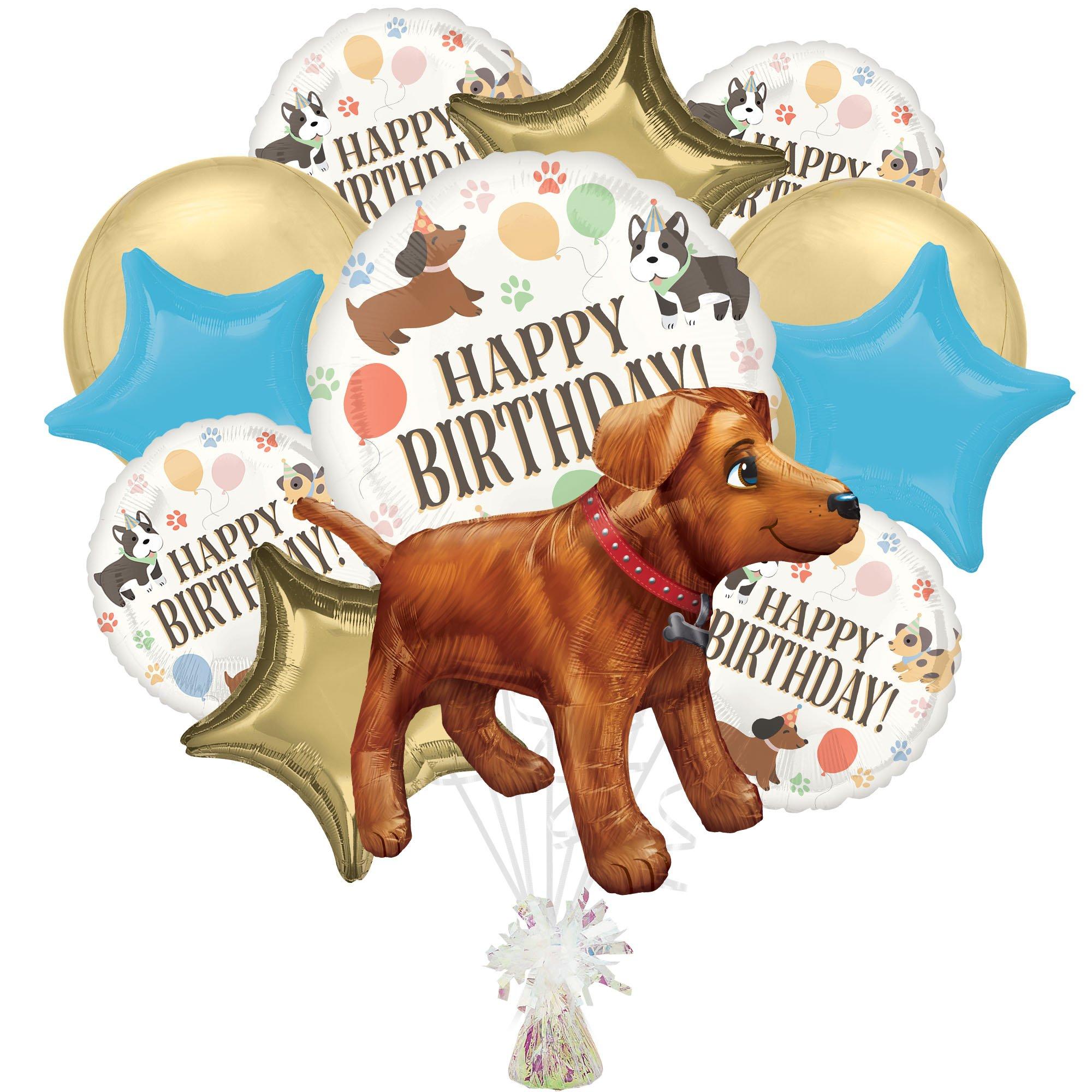 Pawsome Birthday Foil Balloon Bouquet